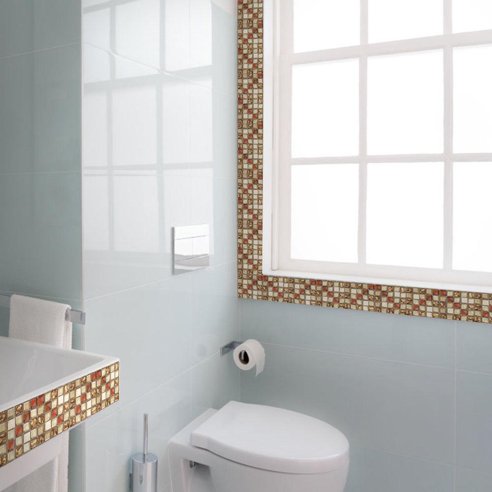 3D Self Adhesive Wall Sticker Mosaic Tile Anti-collision Casual Collage Arbitrarily Cut Background Easy Paste Wallpaper