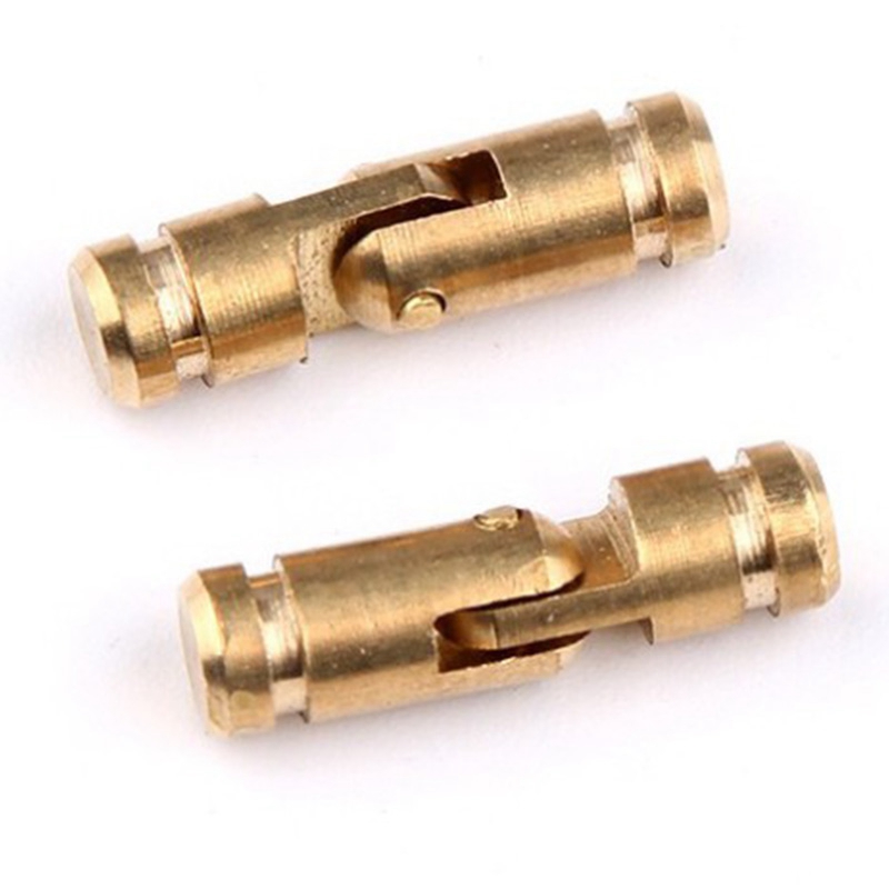 -200Pcs Brass Concealed Barrel Hinges Jewelry Wood Boxes Cabinet Invisible Furniture Hinge 4X20mm