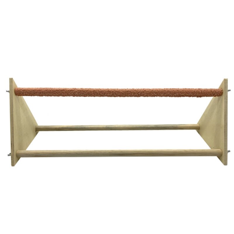 Poleiro de frango suporte de madeira natural pintainho suporte de brinquedo de galinha poleiro trainning para galinhas artesanal