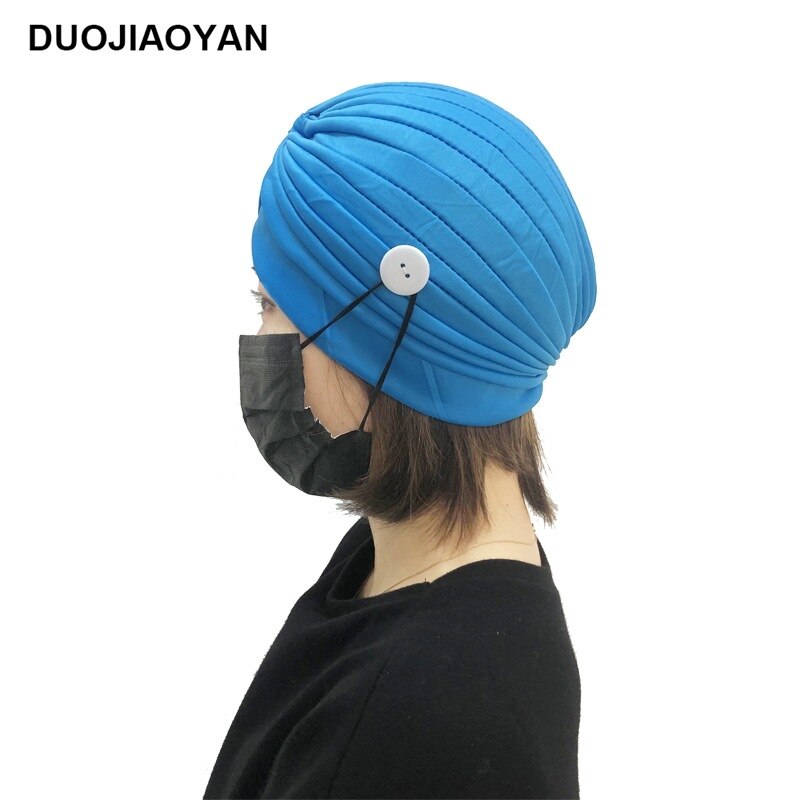 Diadema con botones, soporte para mascarillas, protege tus orejas, accesorios para el cabello, banda para el pelo, Yoga, Opaska, Wlosow