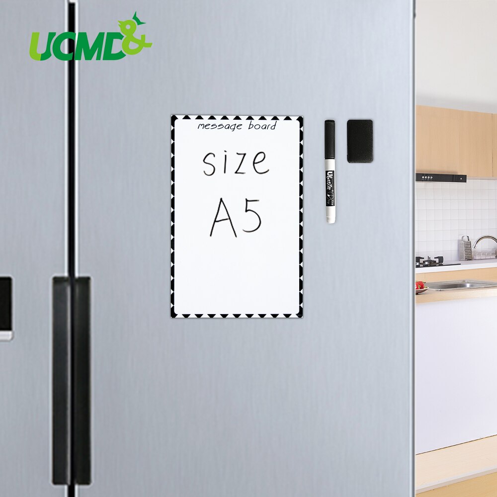 Magnetic A5 Whiteboard Fridge Sticker Office Drawing Writing Message Board Stationery Memo Stickers Children Kids