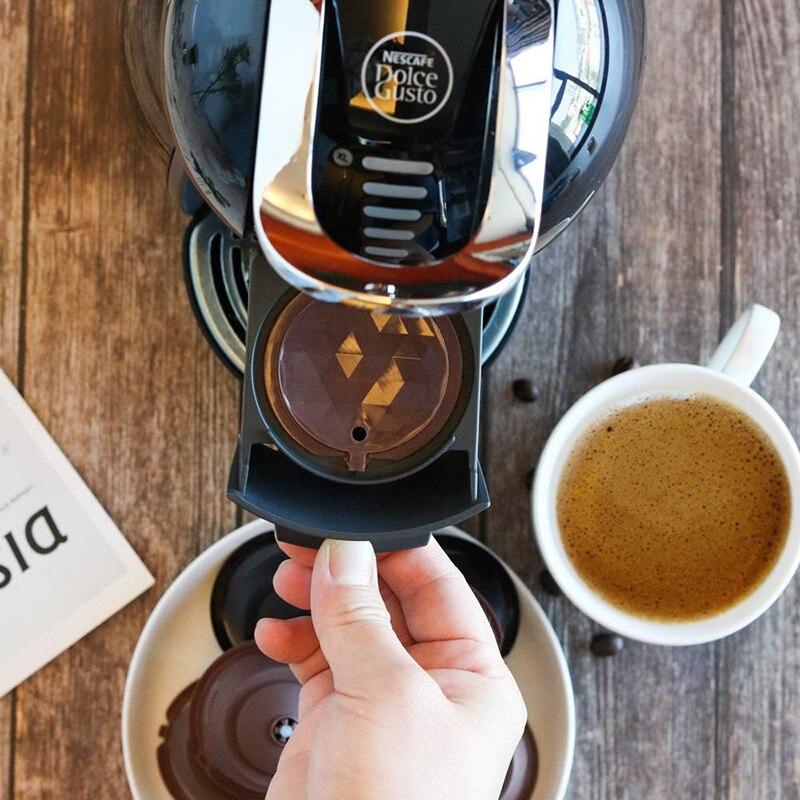 Dolce Gusto Nescafe Capsule de café | Accessoires de cuisine, en plastique, rechargeable, réutilisable pour Dolce Gusto Nescafe Capsule filtrante, outils de cuisine