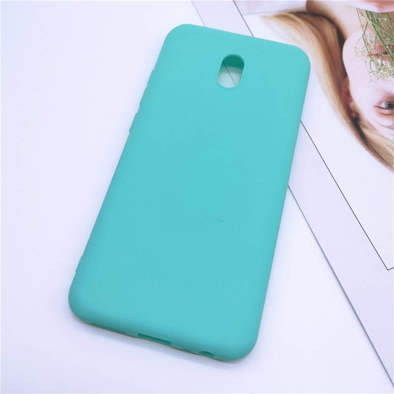 Redmi 8A Caso per Xiaomi Redmi 8A 8 UN A8 Caso Posteriore Del Telefono di TPU Opaca Della Copertura Del Silicone su xiomi redmi 8A Redmi 8 cassa del respingente funda: For Redmi 8A / Green