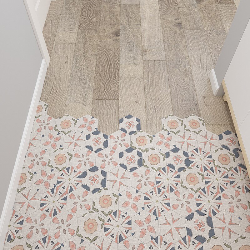Pvc dørmåtte silke loop dørmåtte geometri kan skæres nordisk stil værelsestæppe hjem indgangsdør måtte