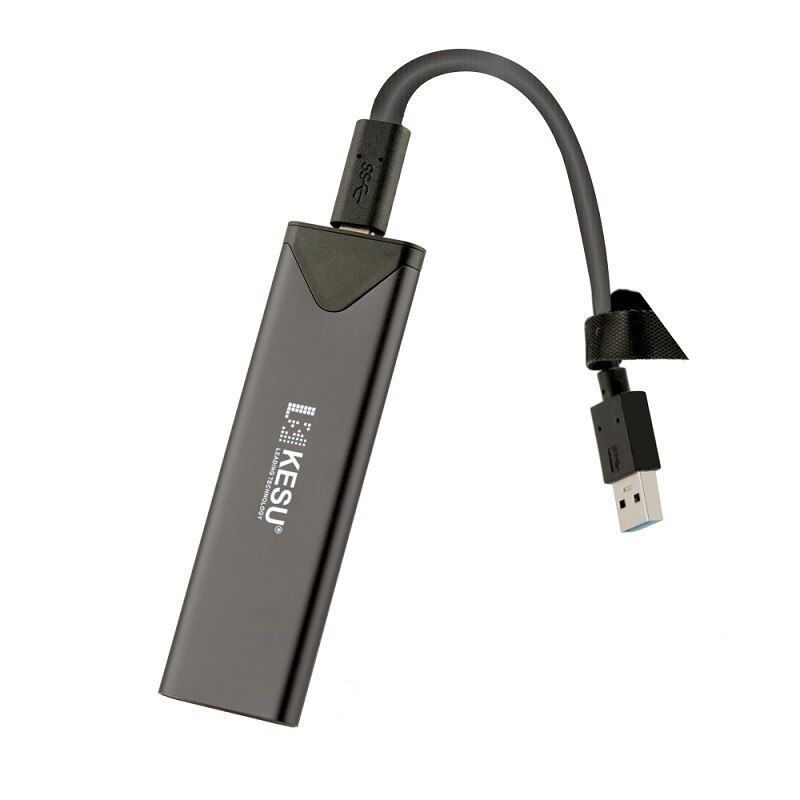 Kesu m .2 ssd cover adapter, usb 3.1 gen 1 (5 gbps)ngff b-key & m + b nøgler harddisk caddy eksternt kabinet til 2242 2260 2280: Default Title