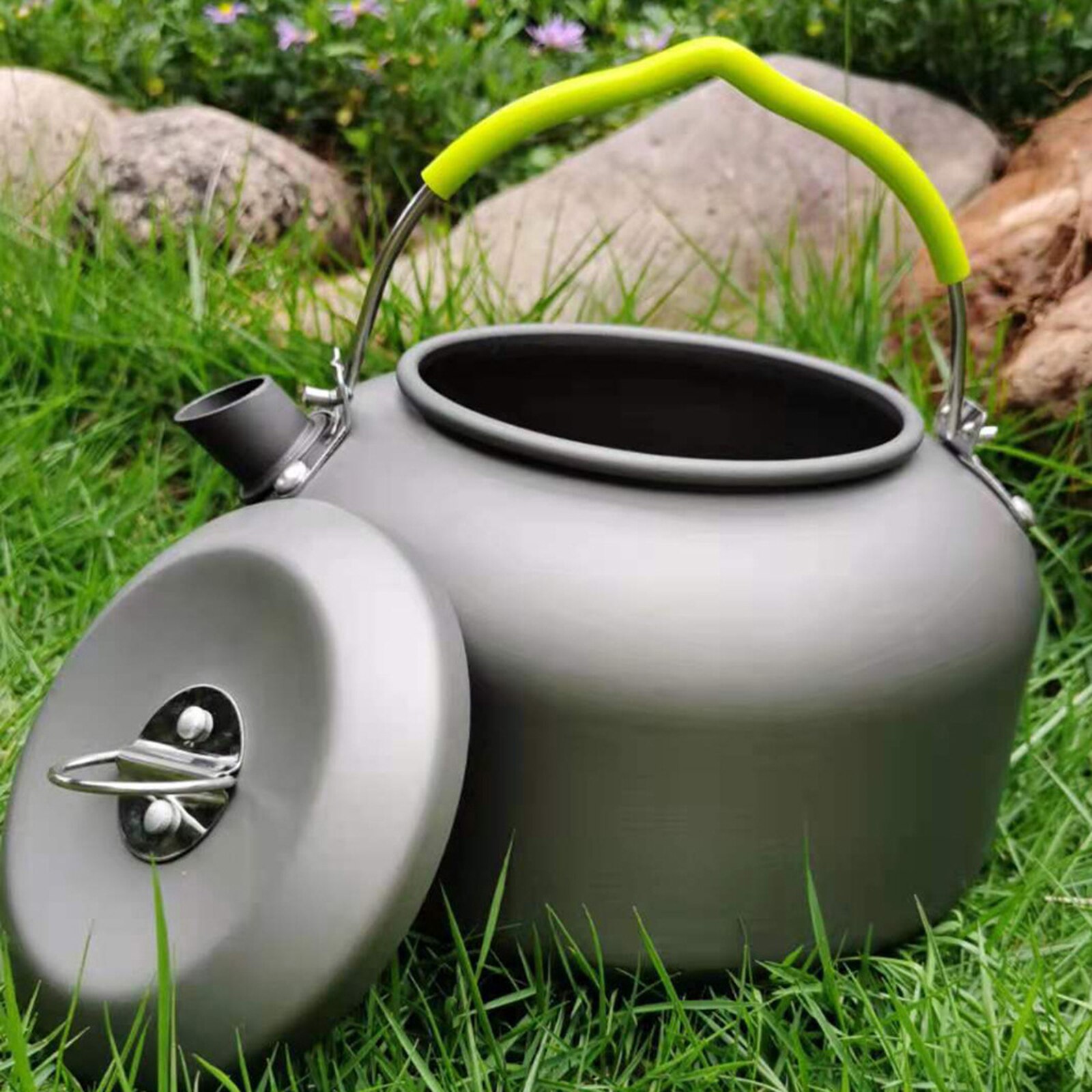 Camping Waterkoker Outdoor Draagbare Theepot Koffie Pot Open Vuur Kookgerei Voor Wandelen Camping Reizen Picnice Voor Kokend Water