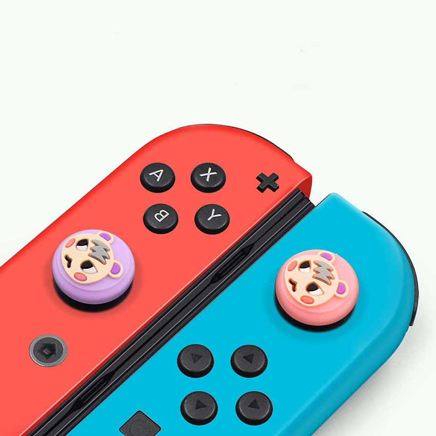 JCD 2PCS For Nintend Switch Lite Analog Thumb Stick Grips Silicone Joystick Cap Cover For Switch NS Joy Con JoyCon Controller