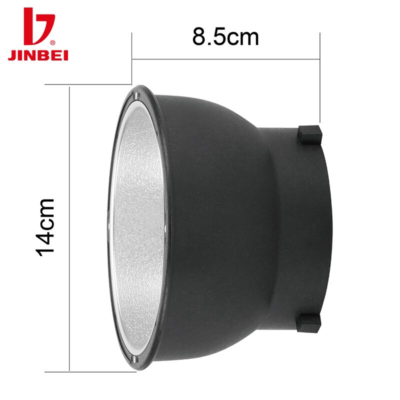 JINBEI – réflecteur de prise de vue Flash en Studio en extérieur, 14CM, Speedlite, réfléchissant la lumière, ombre avec 5 pièces, Film couleur, équipement de photographie