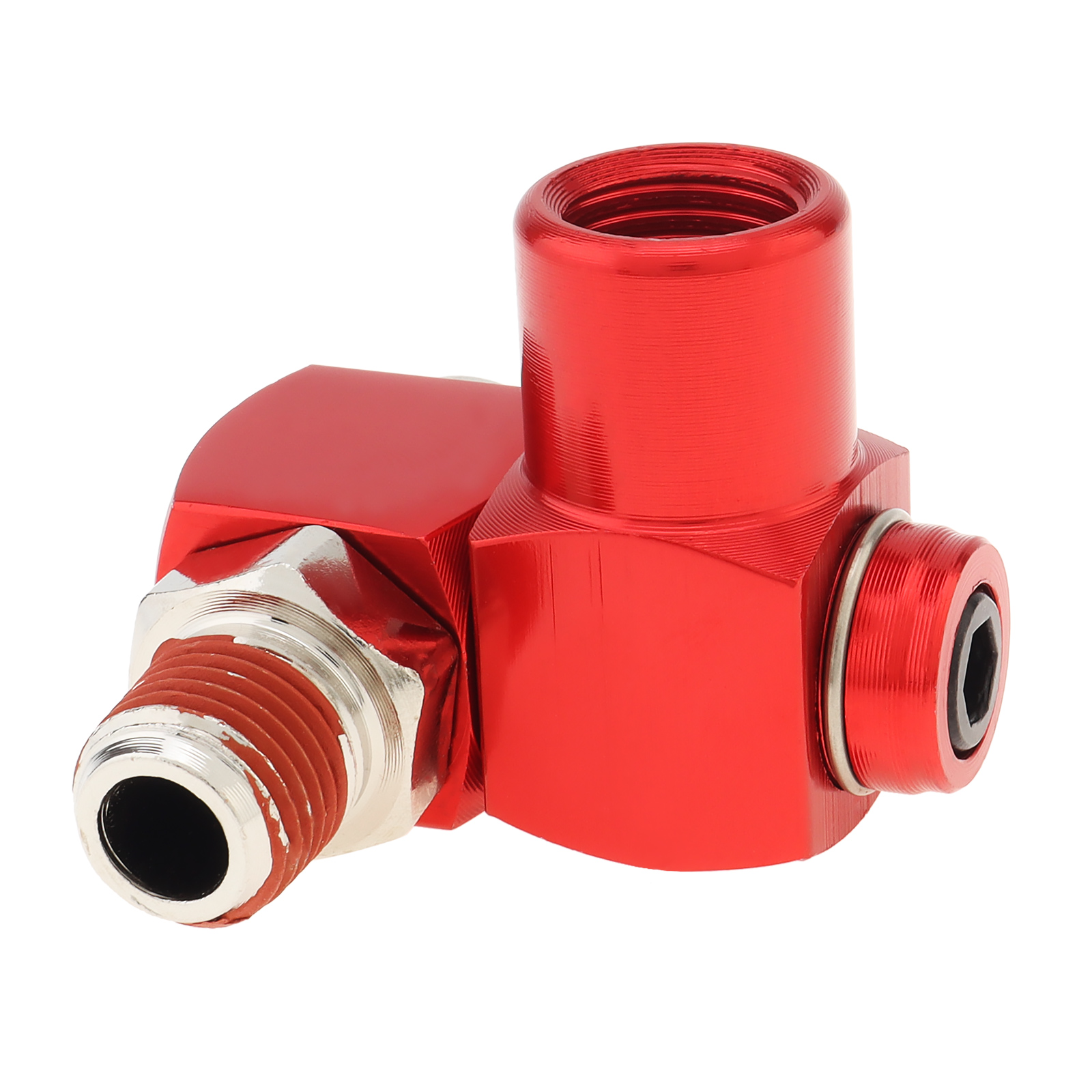 Conector giratório da mangueira do ar, acessórios industriais do ar, adaptador portátil das ferramentas do ar, 1,4 "NPT, 360 graus
