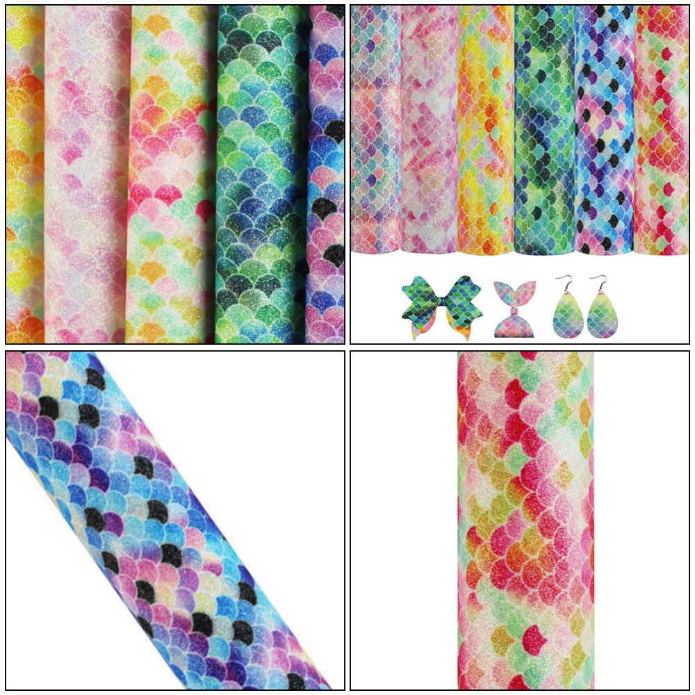 6Pcs Leer Stof Kunstleer Lakens Sieraden Maken Ambachten Levert