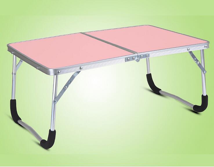 62*42*27cm bærbar skridsikker seng tablet pc skrivebord foldbar bærbar skrivebord: Lyserød