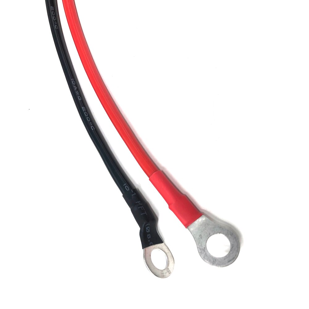 10AWG 30 Cm Sae Naar O Ring Terminal Harnas 2 Pin Quick Disconnect Plug Sae Aansluiting Motorfiets, Auto, tractor-60-200 Celsius