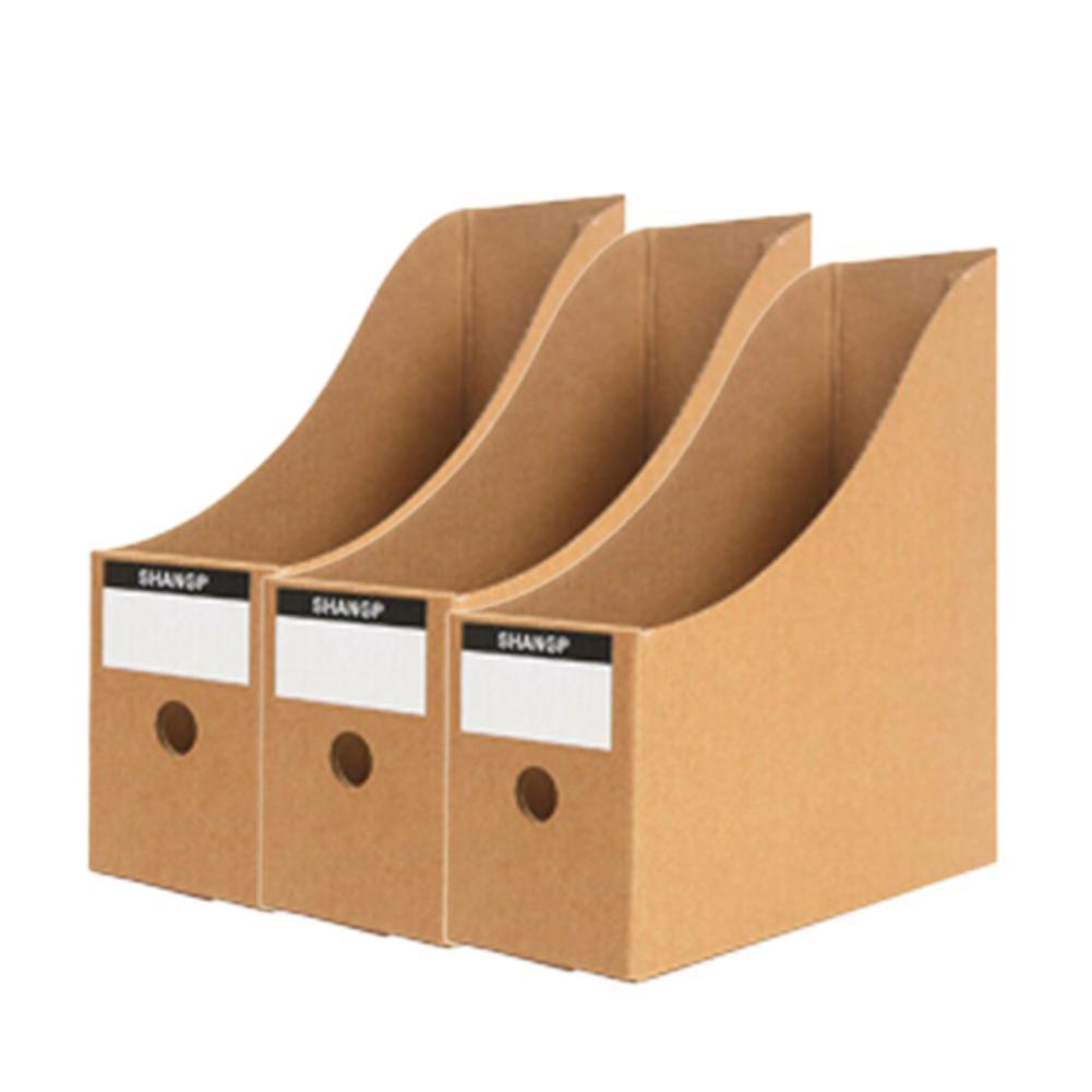5Pcs/Set Magazine School Storage Box Pencil Office Paperwork Organiser Stationery Rack File Desk Holder Simple Paper P4J1