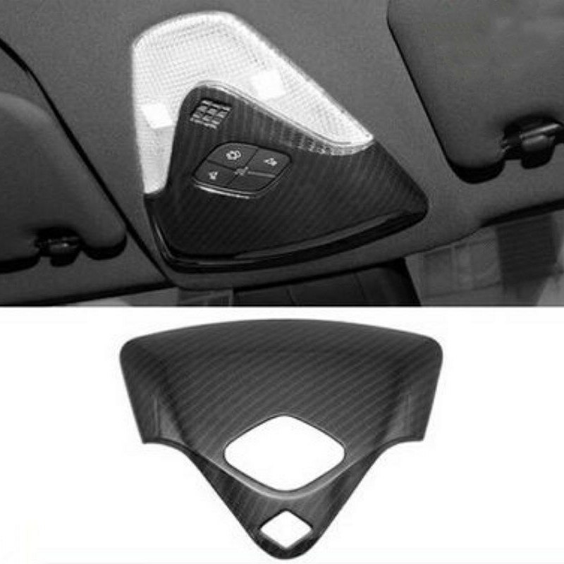 ABS Carbon Fiber Car Front Reading Light Cover Trim ,Celling Light Lamp Cover for Toyota C-HR CHR