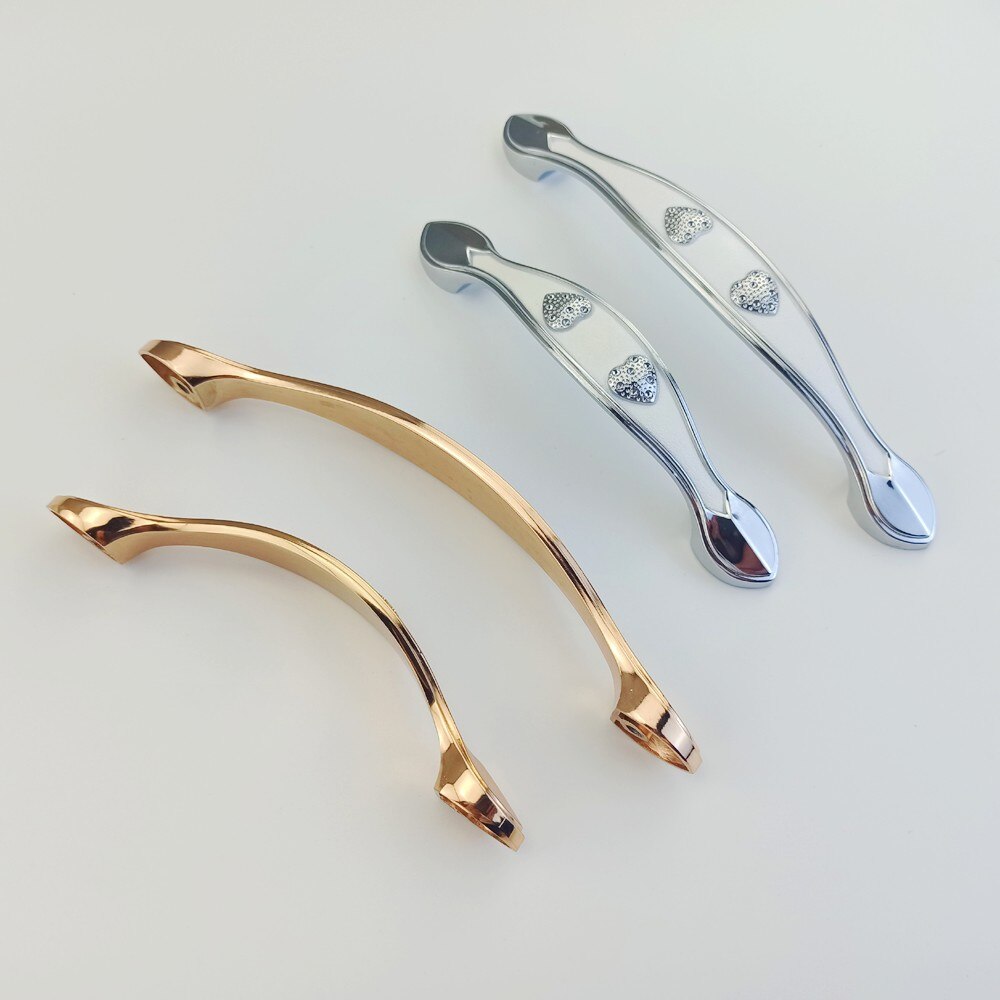 Simple Style Bowknot Handle Furniture Hardware Kitchen Cabinets Door Knobs Drawer Handle For Wardrobe Cupboard Dresser Pulls