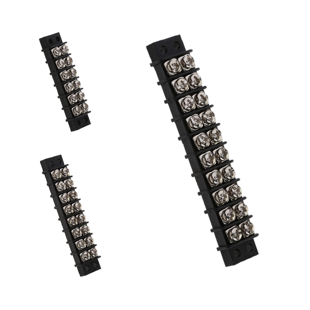 Marine Boat 30 Amp DC12V Terminal Block Bus Bar - 10 Circuit Corrosion Resistant Marine Hardware Boat Accessories