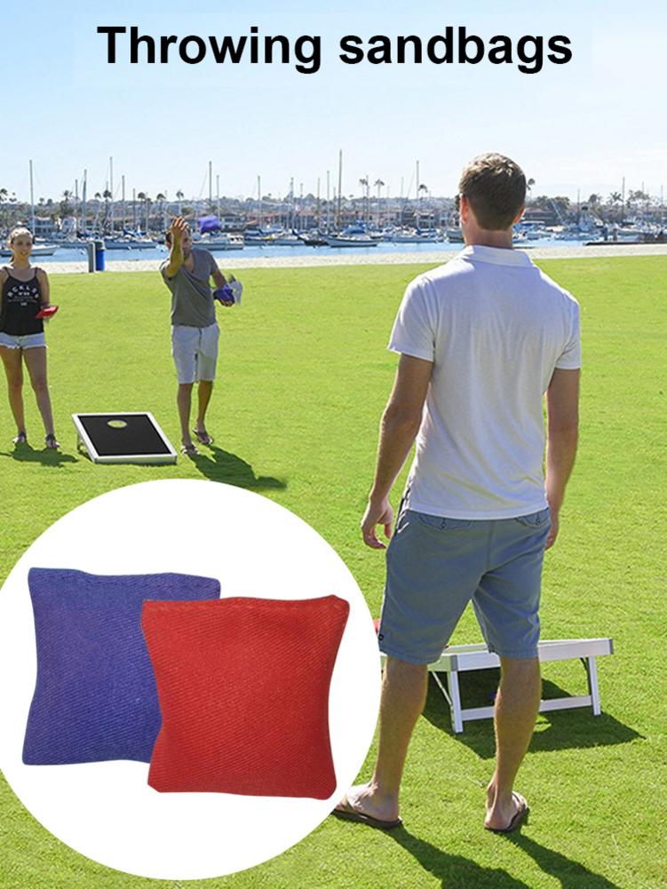 10PCS Cornhole Bean Bags Throwing Game Bean Bag Double Leakproof Sandbag Fun Sports Outdoor Family Throwing Game