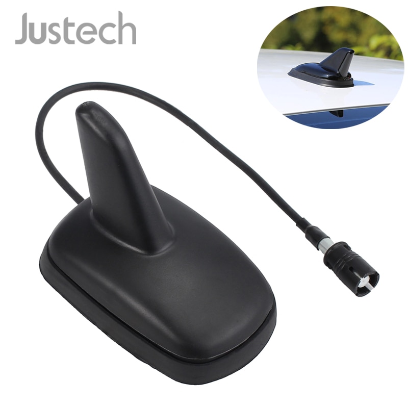Justech fm/am antenne hajfinne til skoda sæde citroen raku  ii 2 vw passt golf  iv 4 polo lupo bil tagbase signal antenne
