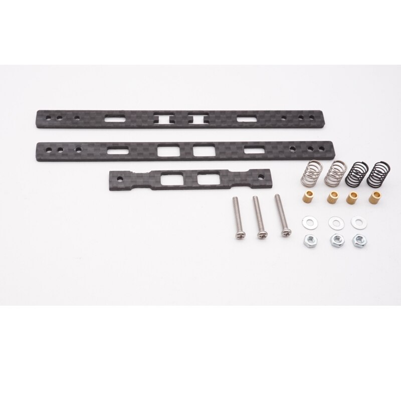 1.5mm 3mm carbon fiber front rear sliding single double springs set for MS MA AR VS S2 chassis self-made tamiya mini 4wd part
