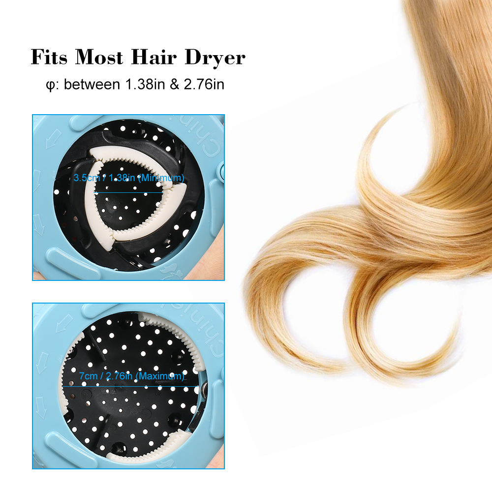 Cubierta del difusor del secador de pelo para salón, accesorio de estilismo rizado y ondulado, boquilla para secador de pelo Universal, accesorios para secadores de pelo