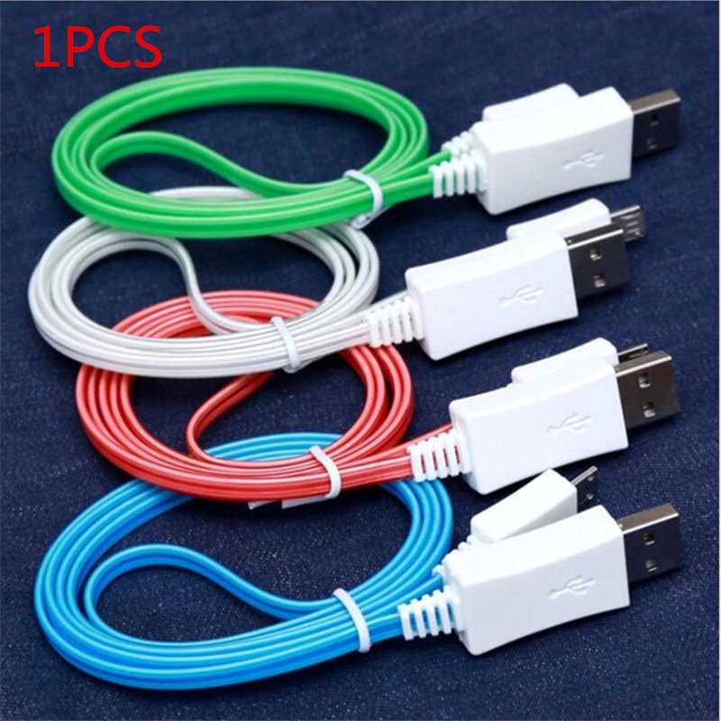 Led USB Cable Flash Light Data Line Mobile Phone Charger for iPhone 6 6S 7 8 XS Samsung Xiaomi Huawei Android Type C Connector