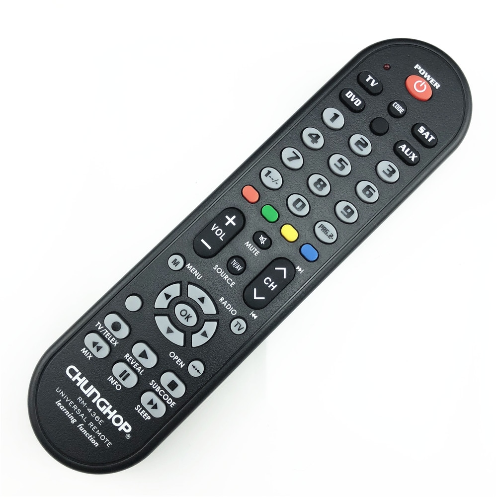 RM-436E 4 in1 Smart Universal Remote Control Multifunction Controller For TV AUX HOM DVD Sat Learning function