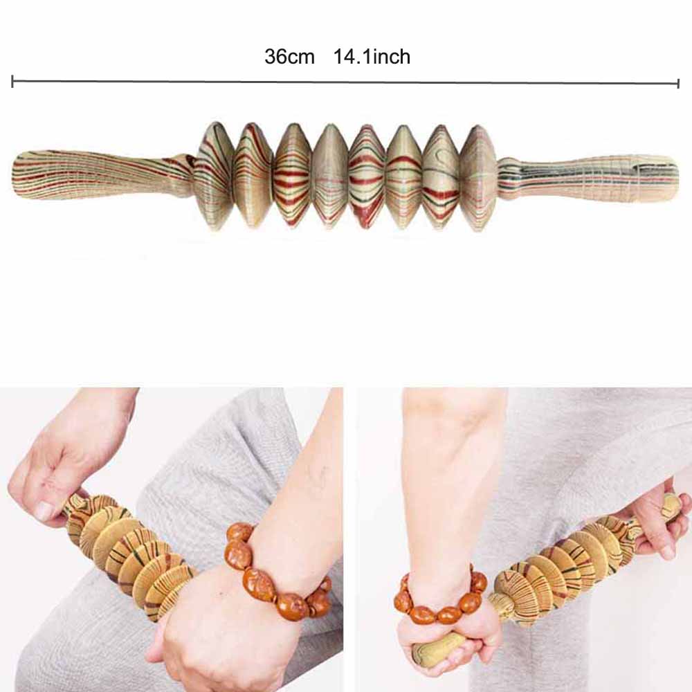 Tcare Neue Holz Fuß Massage Roller für Plantarfasziitis Relief Tiefe Gewebe Massage Werkzeug Stress Relief Fuß Arch Schmerzen Schmerzen: Style 13