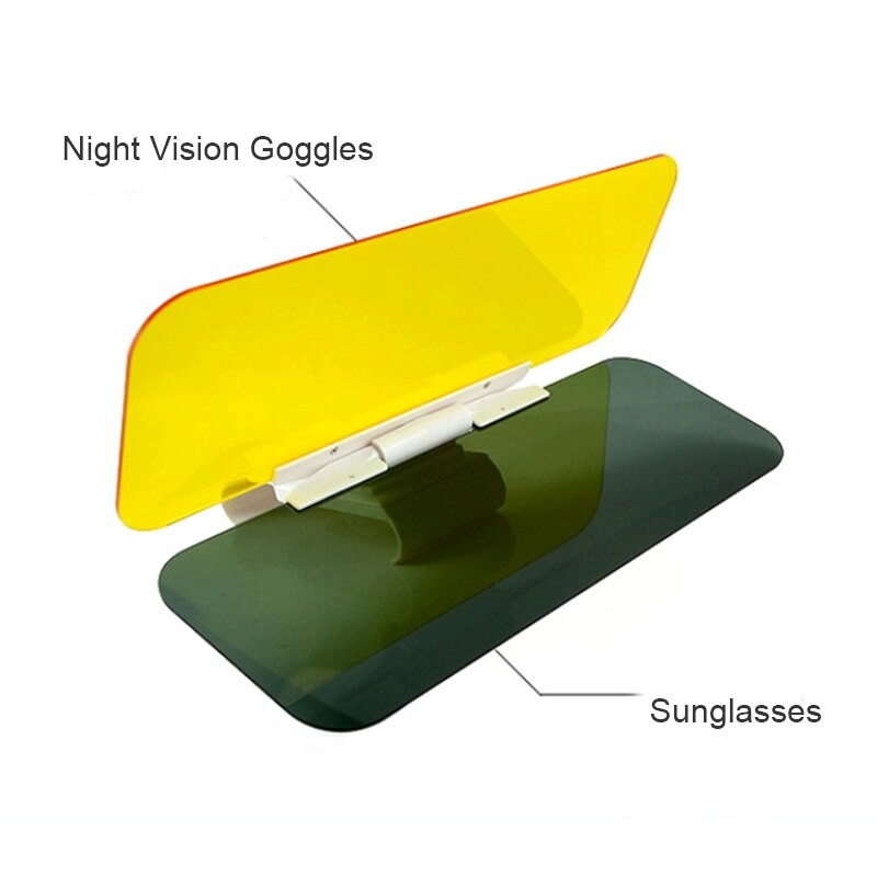 Spot hd vizier dag/nacht anti-reflectie vizier clips op vision auto voertuigbrillen tint  m8617