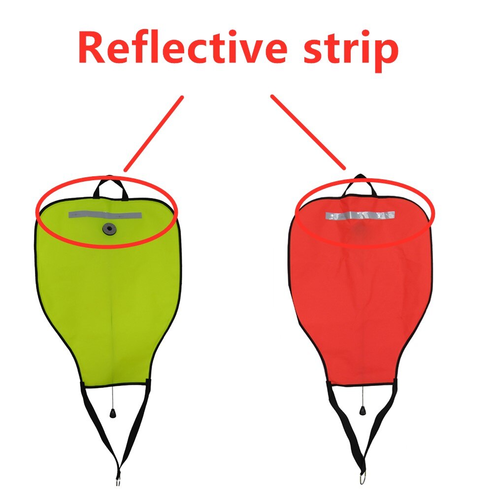 30/50LBS Scuba Diving Lift Bag Buoyancy Salvage Bag For Rescue Treasure Search Swimming Safety Bag Buoy