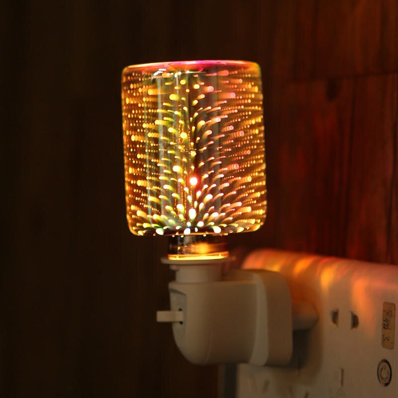 Mosaic Electric Plug In Led Aroma Diffuser Lamp Wax Melt Oil Burner Wax Warmers Bedroom Bathroom Home Fragrances Home Decor