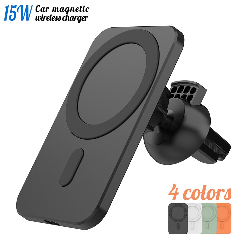 Szybka magnetyczna bezprzewodowa ładowarka samochodowa robić telefonu iPhone 12 zawodowiec Max mini Magsafe szybka ładowarka bezprzewodowa ładowarka samochodowa