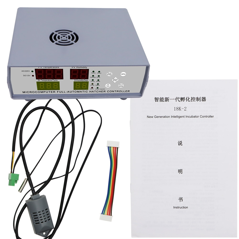 XM-18K-2 Intelligent Humiture Incubator Controller Automatic Egg Incubator five kinds of incubation modes Hatcher Controll 30%of