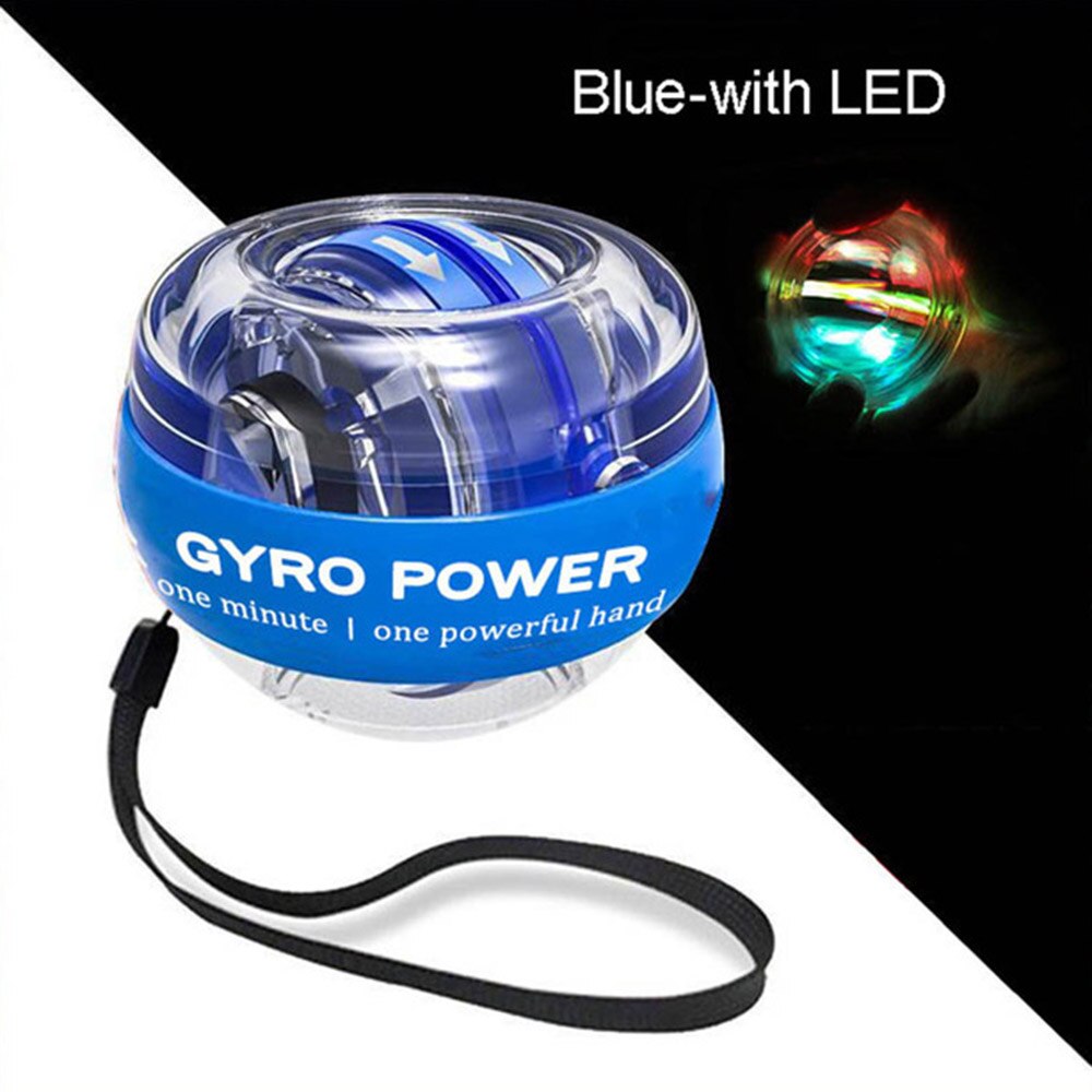 Strengthener Force Power Wrist Ball Gyroscope Spinning Wrist Rotor Gym Hand grip Exerciser Gyro Fitness Ball Muscle Relax: Chocolate