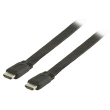 High Speed HDMI Kabel Met Ethernet Platte Kabel HDMI-HDMI Connector 7.50 m Zwart