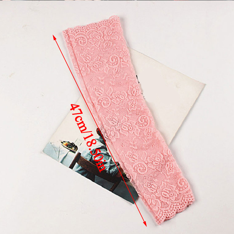 Gants de conduite pour protection solaire d'été, manches poignet, mitaines, manches couvertes, élastiques, en dentelle, manches longues sans doigts