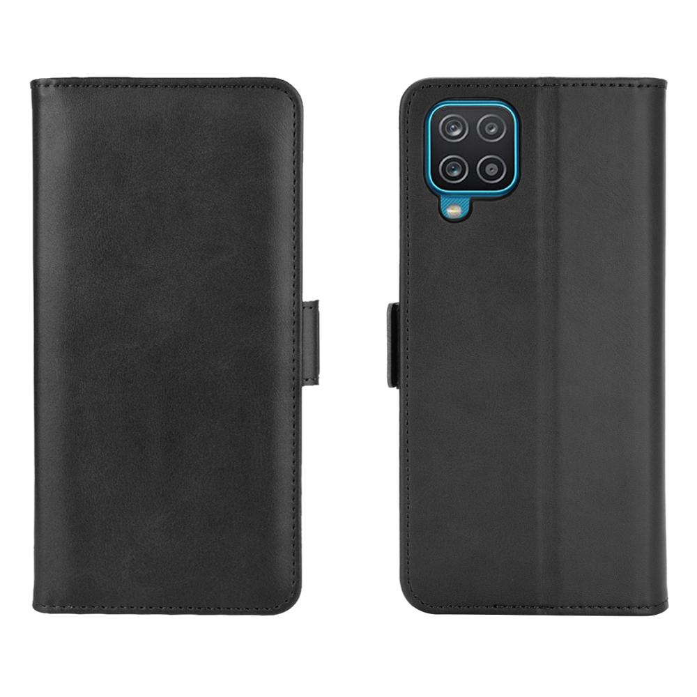 Hülle für samsung galaxy  a12  a12 leder-klapphülle im vintage-stil mit magnetverschluss