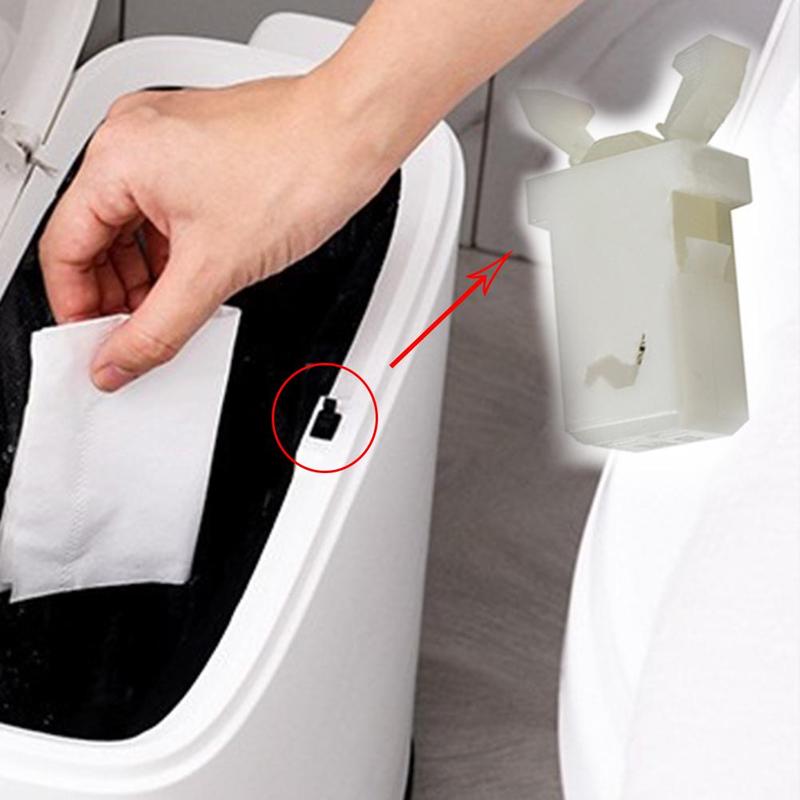 Trash Can Plastic Lock Self-Locking Switch Replacement Catch Compatible Lid Bin Latch Repair Clip Plastic Garbage Grip Clip-on