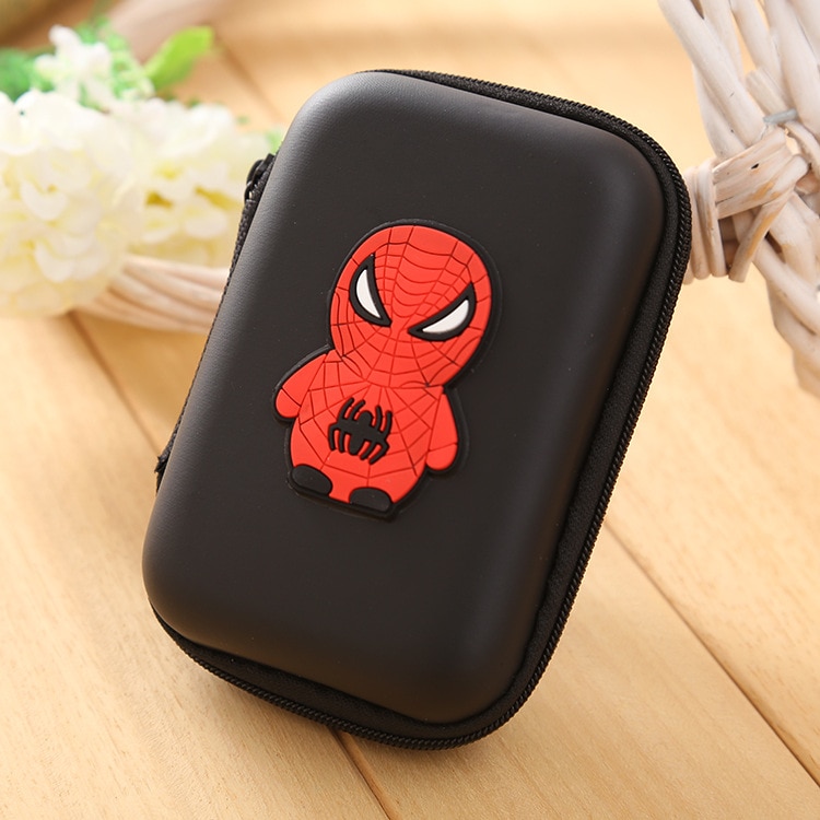 Lovely Silicone Coin Purse Cartoon Coin Key Wallets Rectangle Earphone Holder Bags Kids Cute Wallet: 5