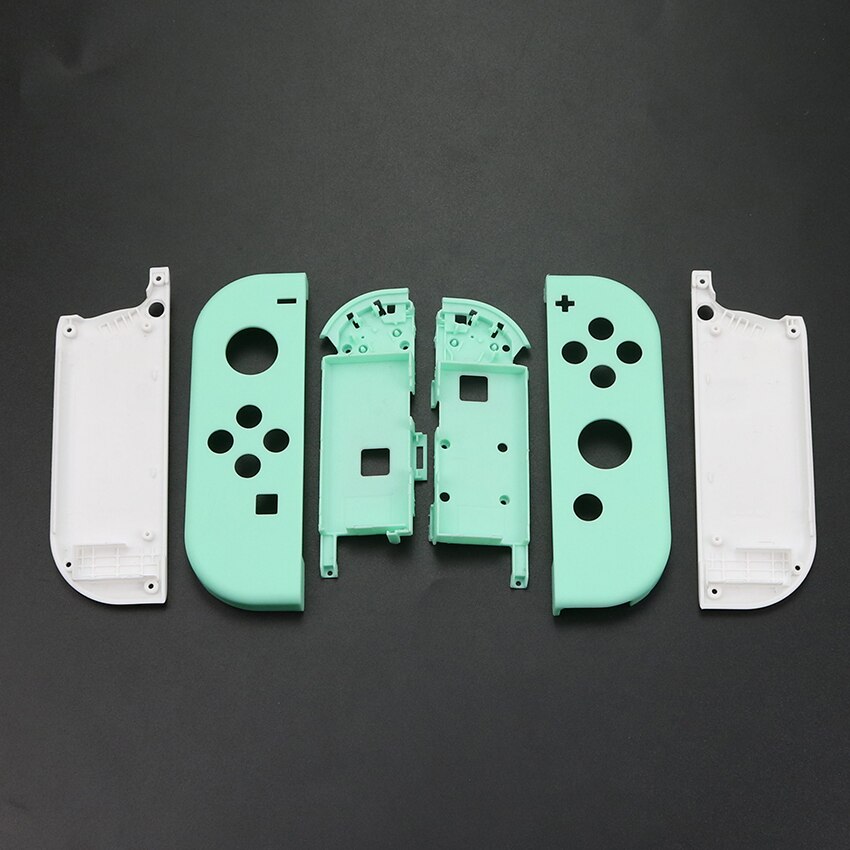 JCD 1Set Plastic Hard Shell For Nintend Switch Joy-Con Controller for NS NX Joy Con White Blue Green Housing Shell Case Cover: 001