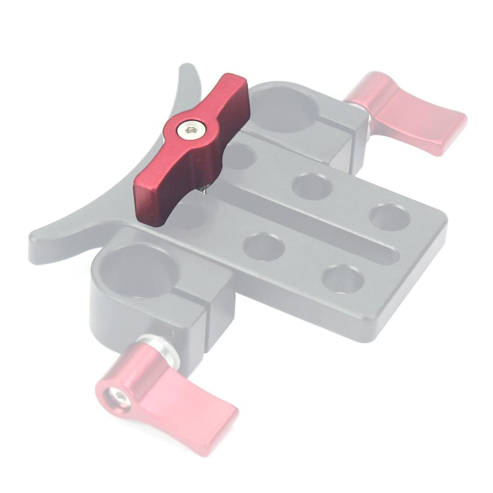 4/5/6mm T Shape Screw Handle Set Photography Parts Rail Rod Slider Clamp Locking Screw Wrench Clamp Screw Adapter