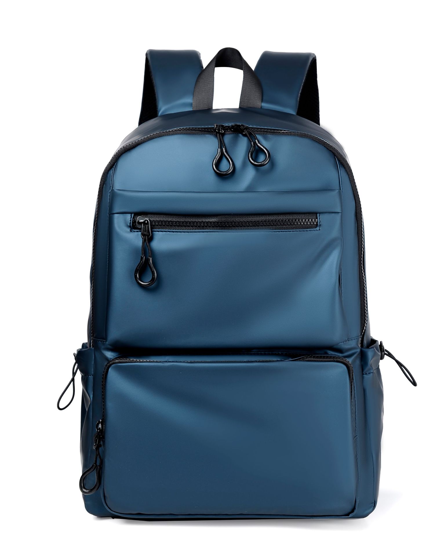 Men Backpack Waterproof Oxford USB University Student School Bags Large Capacity Casual College Style: Blue