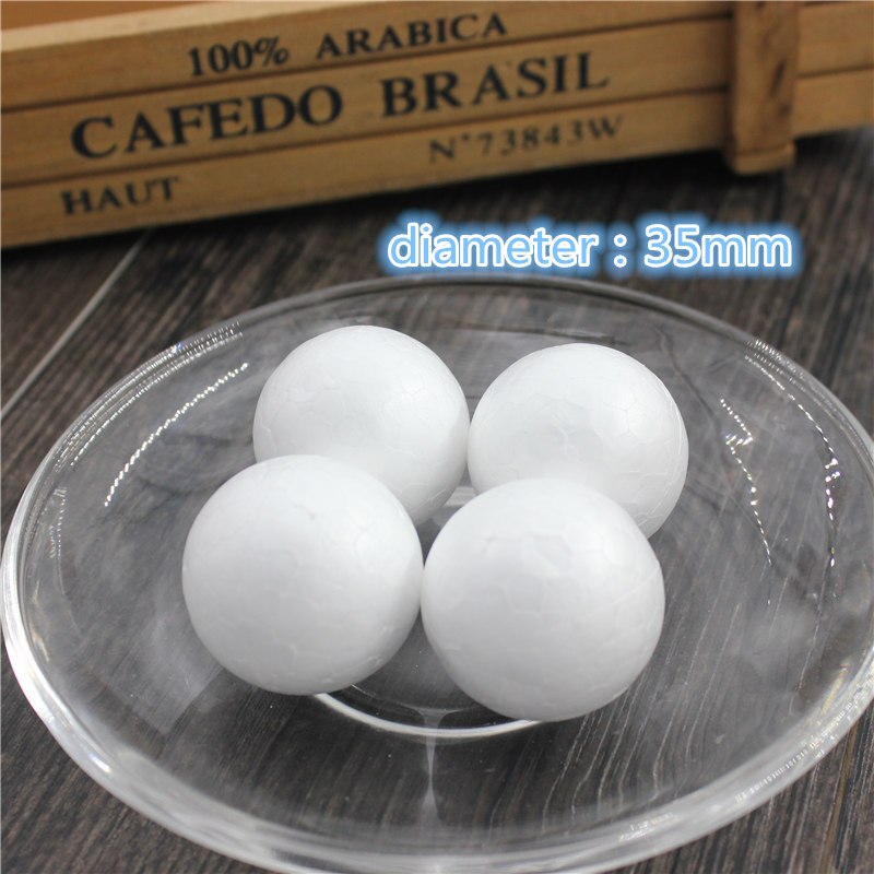 9 kinds different size Polystyrene Styrofoam Foam Ball White Craft Balls For DIY Christmas Party Decoration Supplies