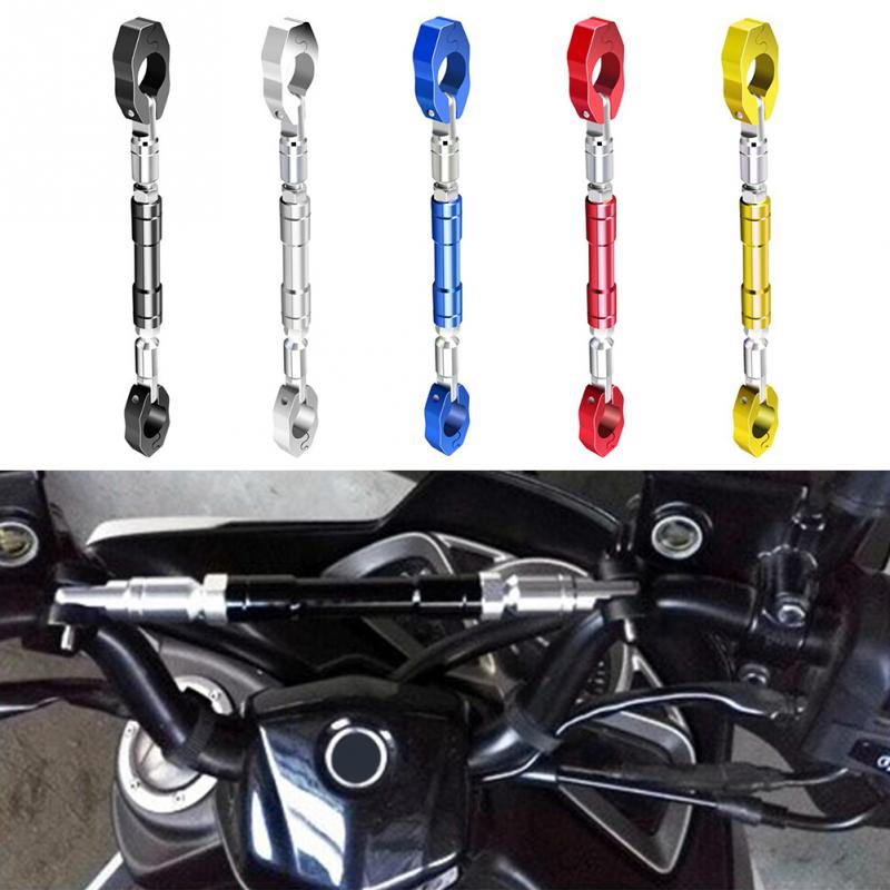 Barre transversale réglable d'équilibre de moto 7/8 "22mm guidon renforcer la barre de levier