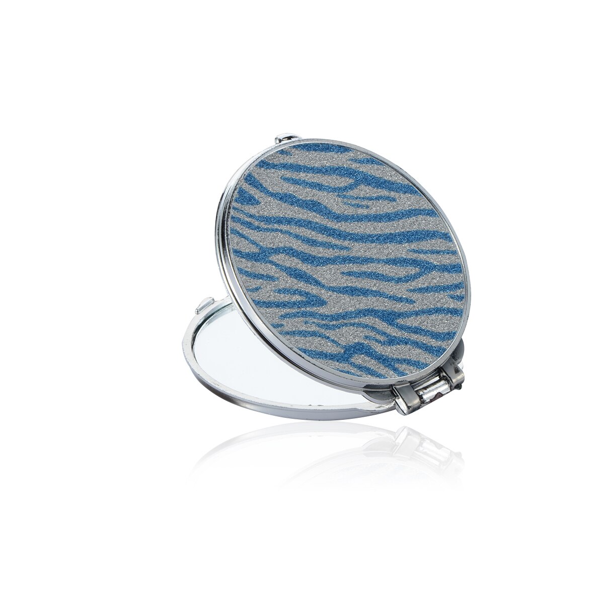 Rond Bling cristal Mini beauté poche miroir maquillage Compact miroir cosmétique Compact miroirs Portable Double côtés aléatoire