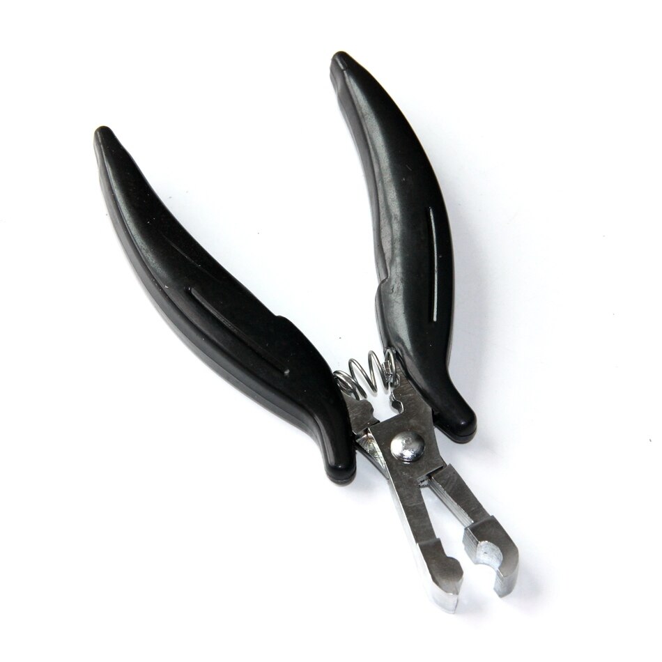 Alicates para cortar el pelo, herramienta para pelucas, extensión de cabello de Metal para pelo de punta plana, de acero inoxidable, multifuncional: Pliers F