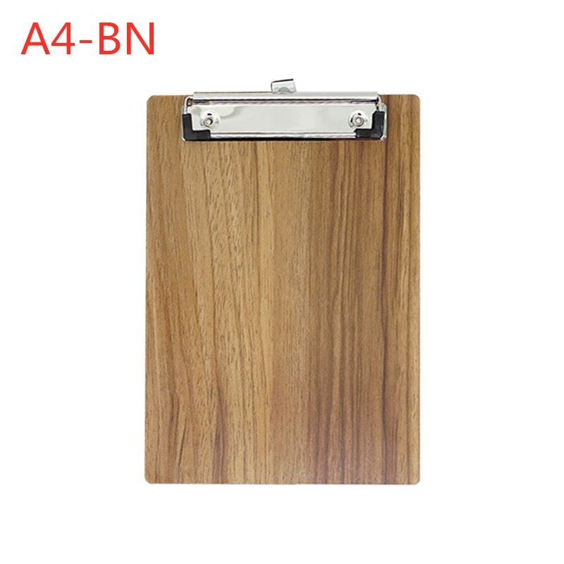 Portable A4 A5 Wooden Writing Clipboard File Hardboard Office School Stationery: Pink