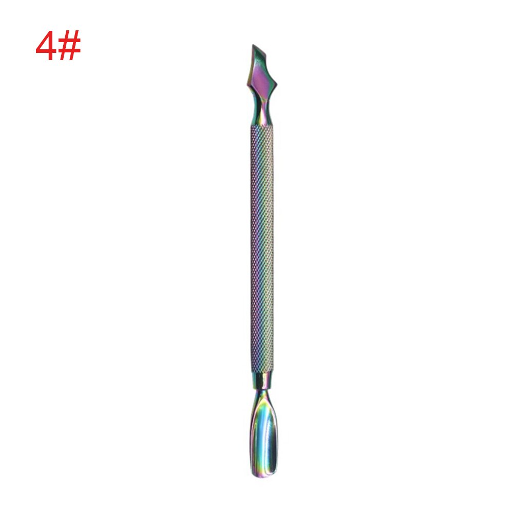 Pedikyr manikyr verktyg nagelklippare/pusher/pincett metall död hud callus remover nagelvård @ me88: Mörk khaki