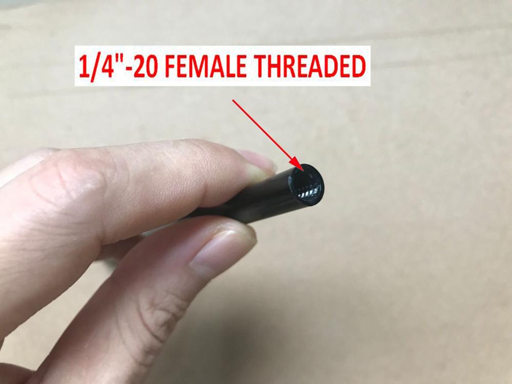 STATIV 6 &quot;METALL VERLÄNGERUNG Verlängerung ROHR 1/4&quot;-20 GEWINDE METALL HD KAMERA Adapter