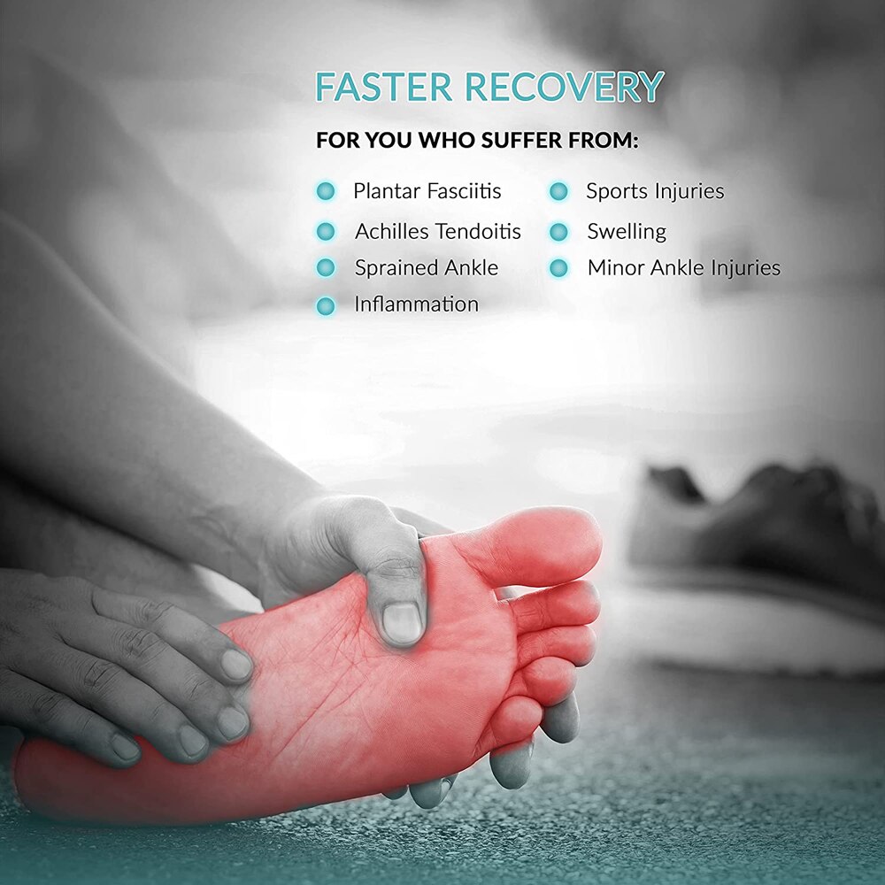 BraceTop Knöchel befestigen Kompression Ärmel, entlasten Achilles Tendonitis, gemeinsam Schmerzen, Plantar Fasciitis Fuß Socke Pro Hacke Sporn Schmerzen