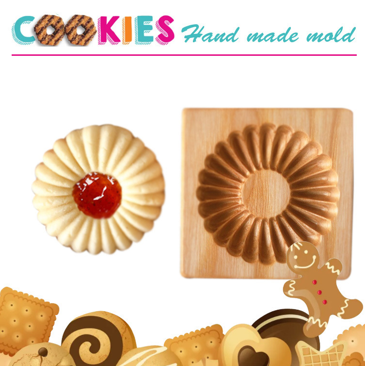 29 estilos molde de madera para galletas, cocina, hogar, molde para pastel de pan de jengibre, prensa navideña, moldes en relieve para galletas 3D, panadería M533: Grey